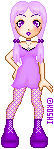 a purple dolly. kawaii!