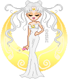 queen serenity with a moon