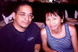 germaine and me after dinner