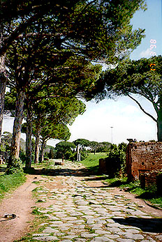 walkway in Ostia Antica