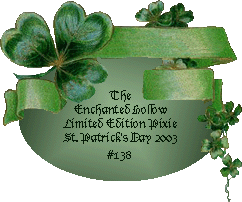 2003 StPatrick's Pixie Cert.