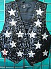 Black with silver star