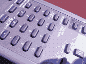 Teclado de um controle remoto AIWA