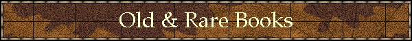 Old & Rare Books