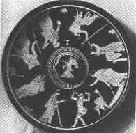 Red figure cup. Plate 141. The techniques of painted Attic Pottery. Joseph Noble