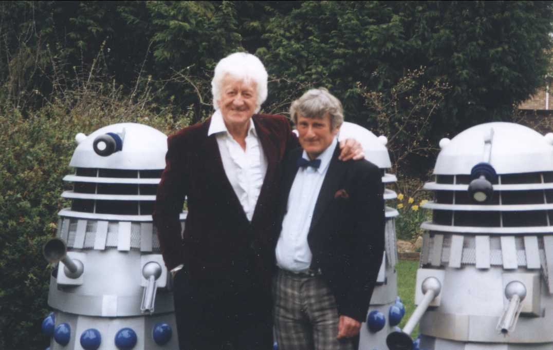Jon Pertwee with Tony Garner
