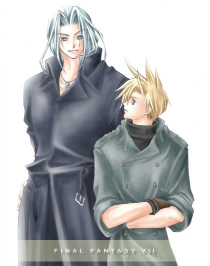 Sephiroth y cloud.. Parecen de la Alemania de la segunda guerra mundial...