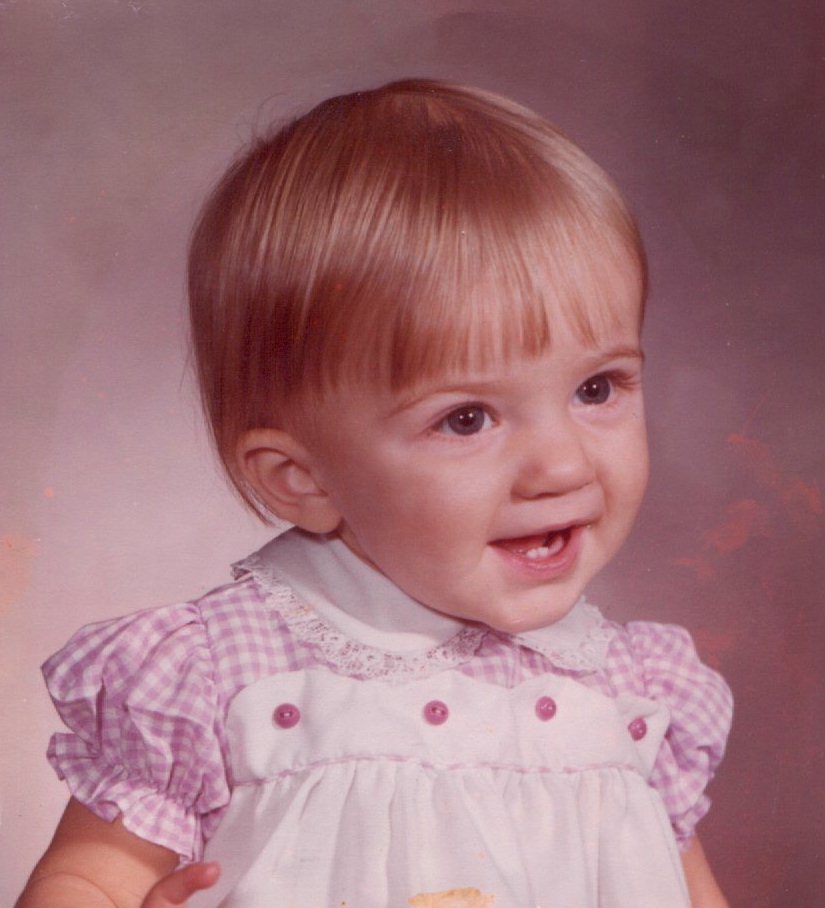 This is Jenni at about 1 1/2 years old
