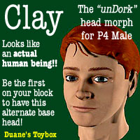 'Clay' unDork head for PoserDude