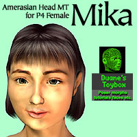'Mika' Amerasian head MT for Posette
