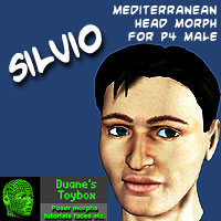 'Silvio' Mediterranean head MT for P4 Male