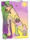 sitting dog 2