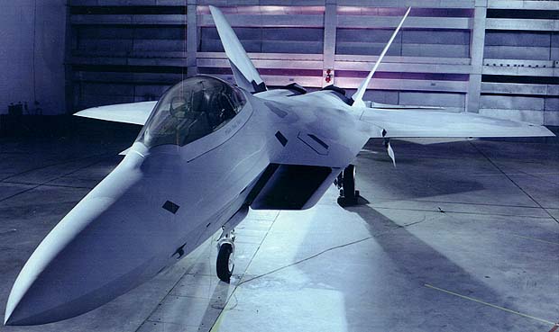 Parked F-22