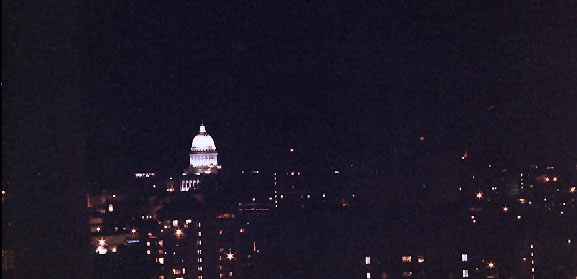 a colorful view of the capitol