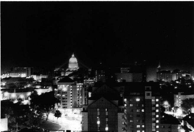 A foggy view of the capitol