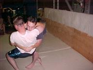 James scores the take down...