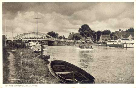 On the Waveney, St Olaves. pm1935