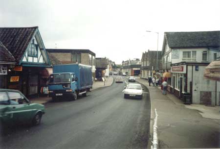 Hoveton, Wroxham 1992 from the bridge