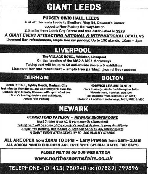 northern arms fairs venues