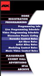 AX Menu - Karaoke Contest
