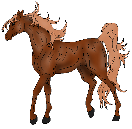 [Sairish, Arowhim's sorrel gelding, image &copy; Yakima ]