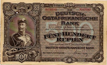 German East Africa, Pick 5