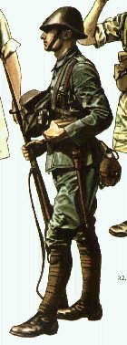 Private of infantry, Dutch East Indies, 1942