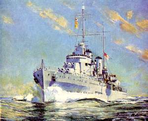 Australian light cruiser Perth