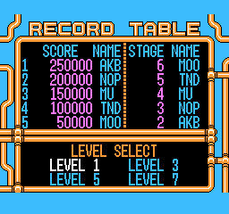 Selecting Your Level