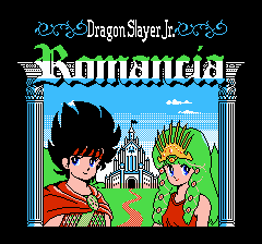 Romanica Title Screen