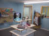 Lobby/Retail area, note the sloppy trim