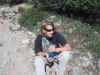 Kyle had no problems on the way up, he would zoom ahead of us and wait.