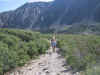 On the way up