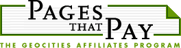 Geocities Pages That PAYS