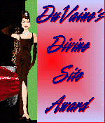 duvaine's divine site award