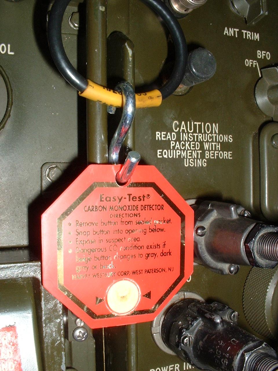 Carbon Monoxide Test