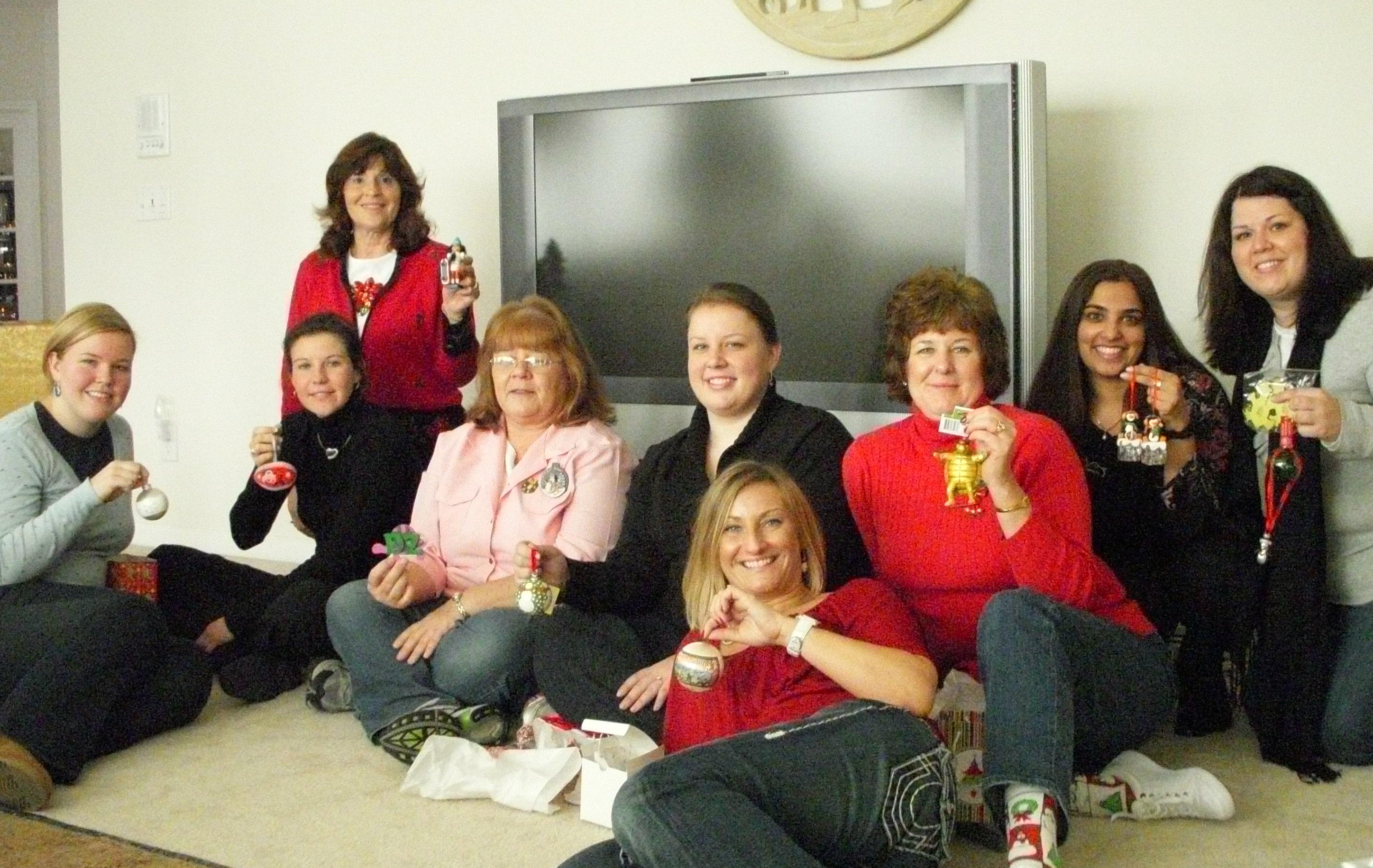 Christmas Ornament Exchange, December 2008