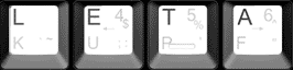 home row keys
