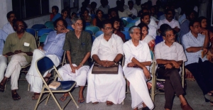 section of audience at the book release.