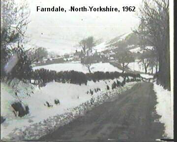 Farndale In Winter 1963/4. photo E.Laud
