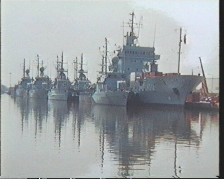 U.N. Warships--Albert Dock