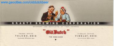 Krantz Brewing Corp. letterhead - Old Couple