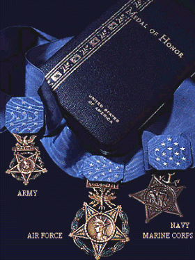 Medals of Honor for all Three
 Services