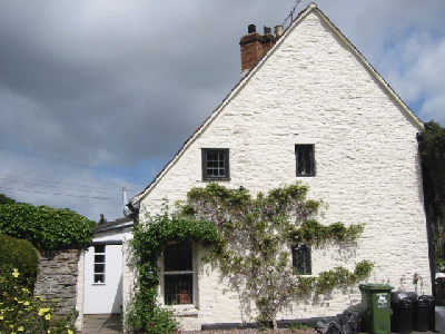 Eastern face of the cottage