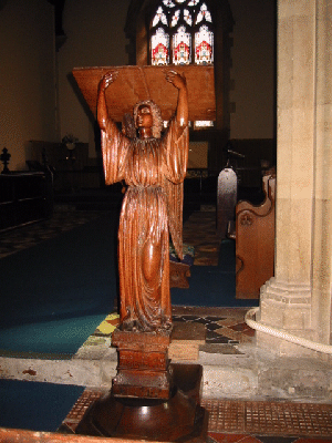Carved Angel Lectern