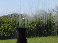 Blurry glass