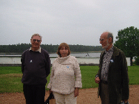 Max, Marianne and Stig at Lake Vanern