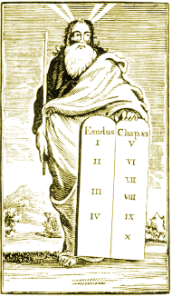 Moses and the ten words