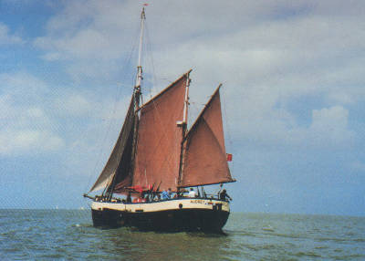 the sailing barge Audrey