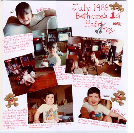 First Haircut layout